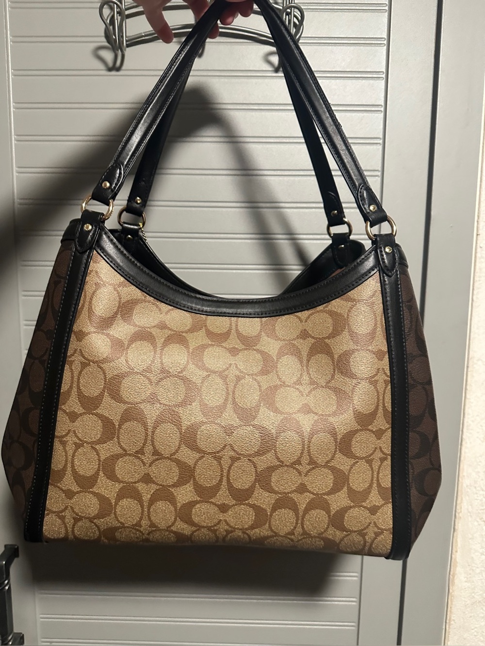 Coach Kristy Shoulder Bag In Blocked Signature Canvas NWOT MSRP: $498.00 - Picture 8 of 16